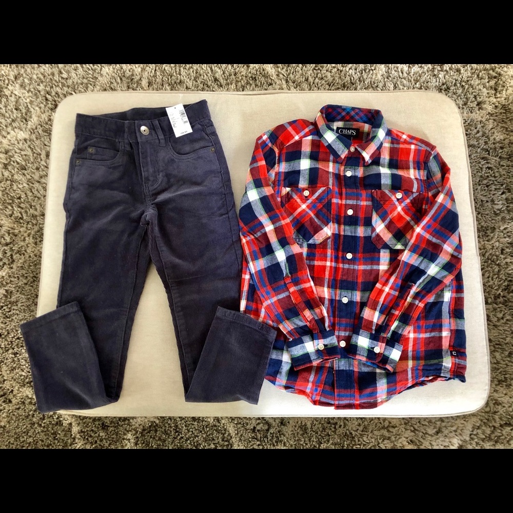 Chaps/The Children’s Place outfit, Boy’s size 6.